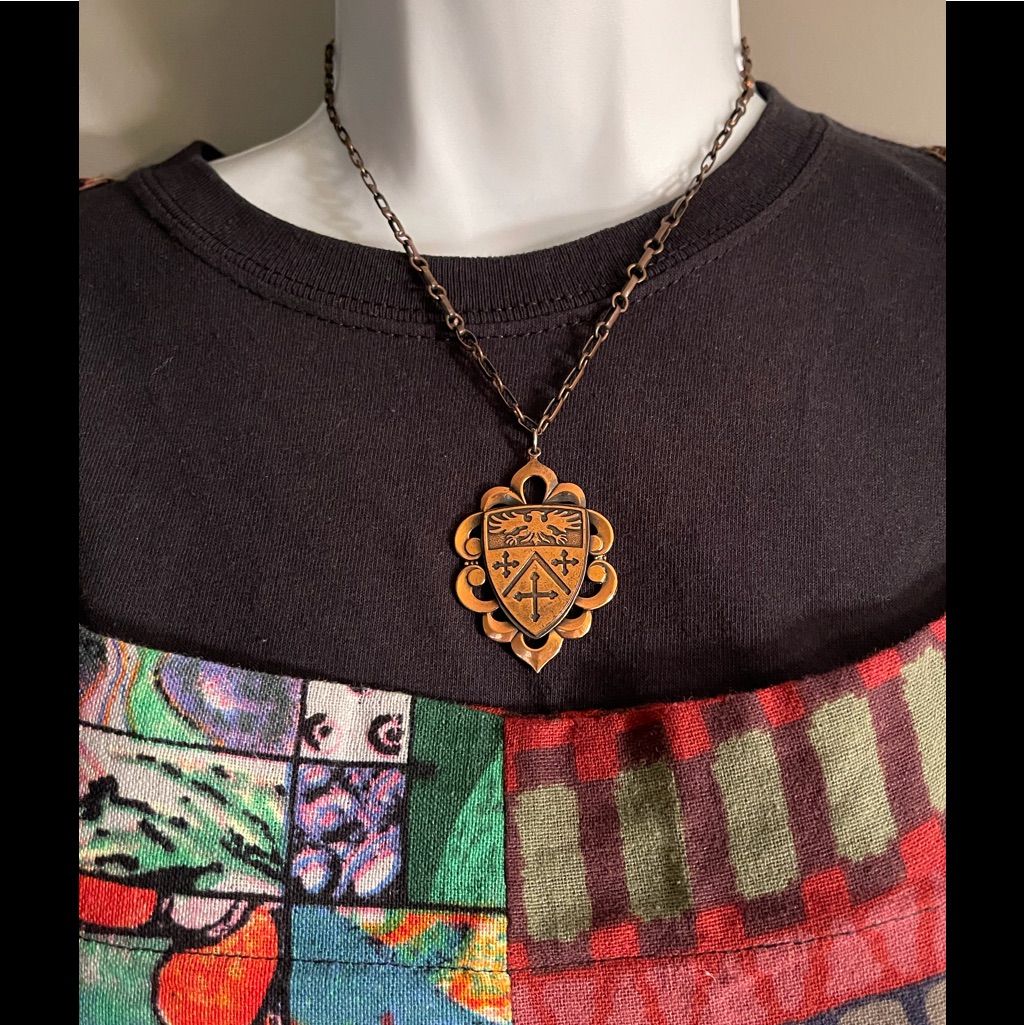 Vintage Necklace In Copper BlBl